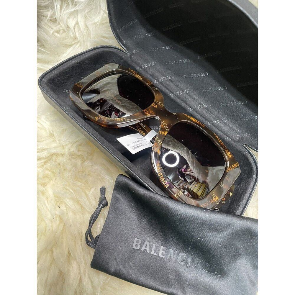 Balenciaga Over sized Square Frame Sunglasses NWT MSRP $490‎ - Picture 3 of 8